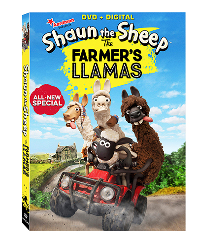 Shaun the Sheep: The Farmer’s Llama will be available June 14 on blue-ray and DVD!