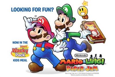 Nintendo partners with Sonic to introduce new Mario and Luigi themed kids meals