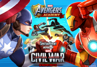Civil War breaks out in Marvel Avengers Academy!