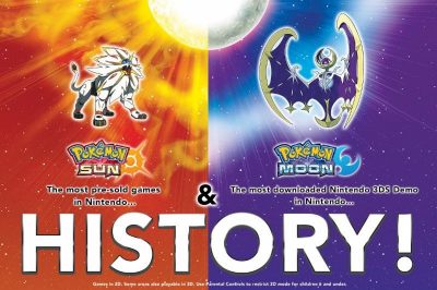 Pokemon Sun and Moon best selling pre-sells in Nintendo history