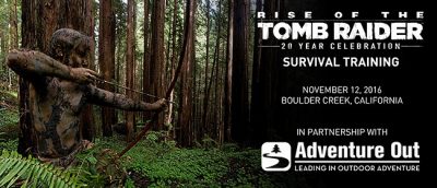 Rise of the Tomb Raider: 20 Year Celebration survival training event happening