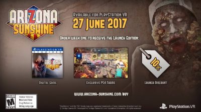 PlayStation®VR Launch Trailer Revealed for Award-Winning VR FPS Arizona Sunshine