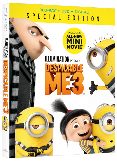 Despicable Me 3 heading to DigitalHD in November, 4K/Blu-ray/DVD in December