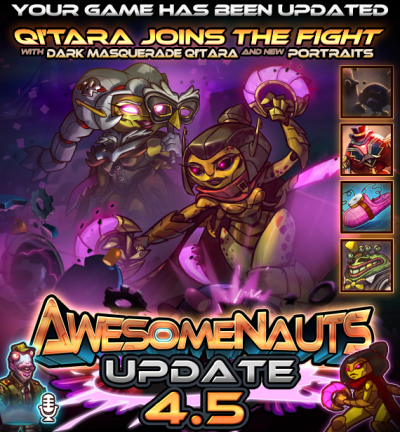 Revenge of the Renegades is now live in Awesomenauts!