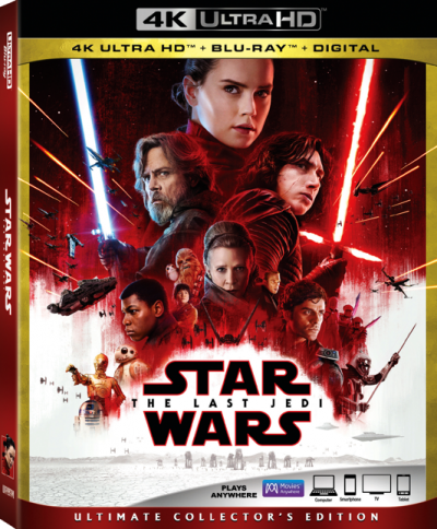Star Wars: The Last Jedi announced for a late March release on 4K/Blu-ray/DVD, DigitalHD March 13th