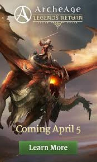 ArcheAge: Legends Return Launching Today