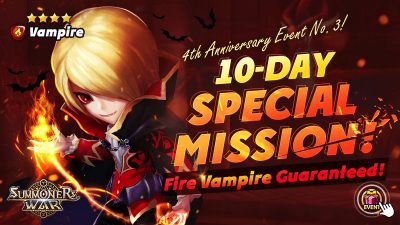 Fire Vampire event heading to Summoners War