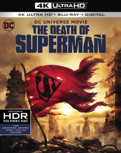 The Death of Superman announced for 4KUHD/Blu-ray/DVD