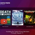 Twitch releases details on Free Games with Prime (August Edition)