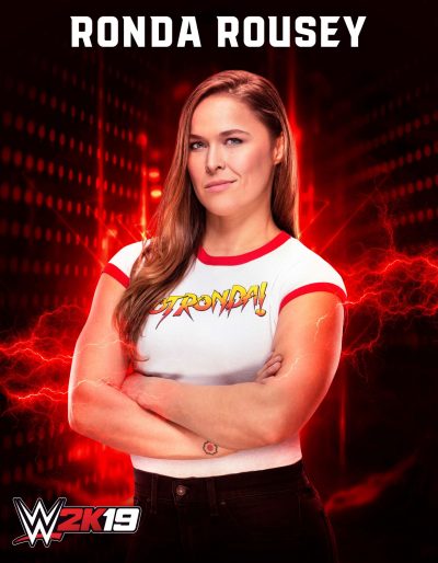 “Rowdy” Ronda Rousey® to Make Historic Video Game Franchise Debut as WWE® 2K19 Pre-Order Bonus Character