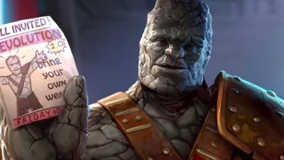 Korg recruiting for Revolution 2.0 in Marvel Contest of Champions video