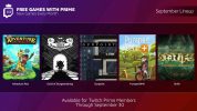 Twitch Prime’s September free game lineup is here