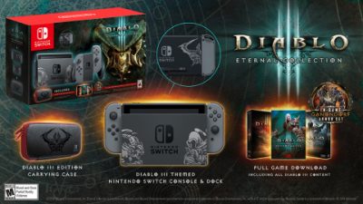 Diablo III: Eternal Collection for the Nintendo Switch releasing November 2nd