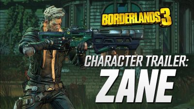 Zane the Operative gets his own trailer for Borderlands 3