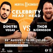 DJ Dimitri Vegas going head-to-head with Hafþór Júlíus Björnsson in MK11