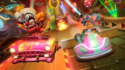 Crash Team Racing bringing a Neon Circus