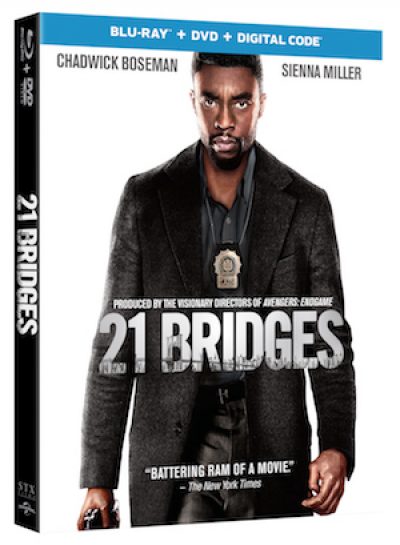 21 Bridges is coming to DVD/Blu-ray and Digital.