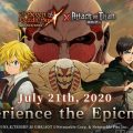 Seven Deadly Sins Grand Cross to Collab With Attack on Titan