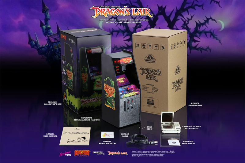 Dragon's Lair X RepliCade launches via New Wave Toys - digitalchumps
