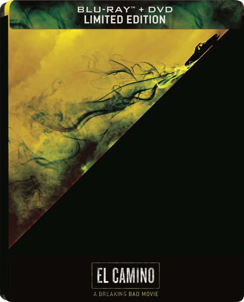 El Camino A Breaking Bad Movie heads to Steelbook Blu ray DVD on