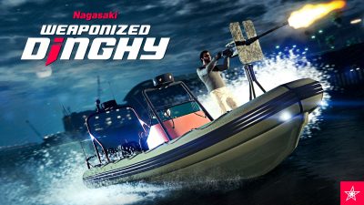 The Nagasaki Weaponized Dinghy hits the seas of Los Santos, plus Numerous Double Rewards Opportunities, and more