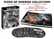 Universal Classic Monsters Icons of Horror Collection 4K release announced for October 5th, 2021 release