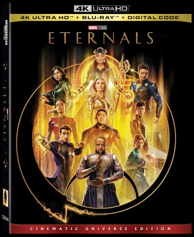 Eternals heading home on Digital 1/12, 4K/Blu-ray 2/15