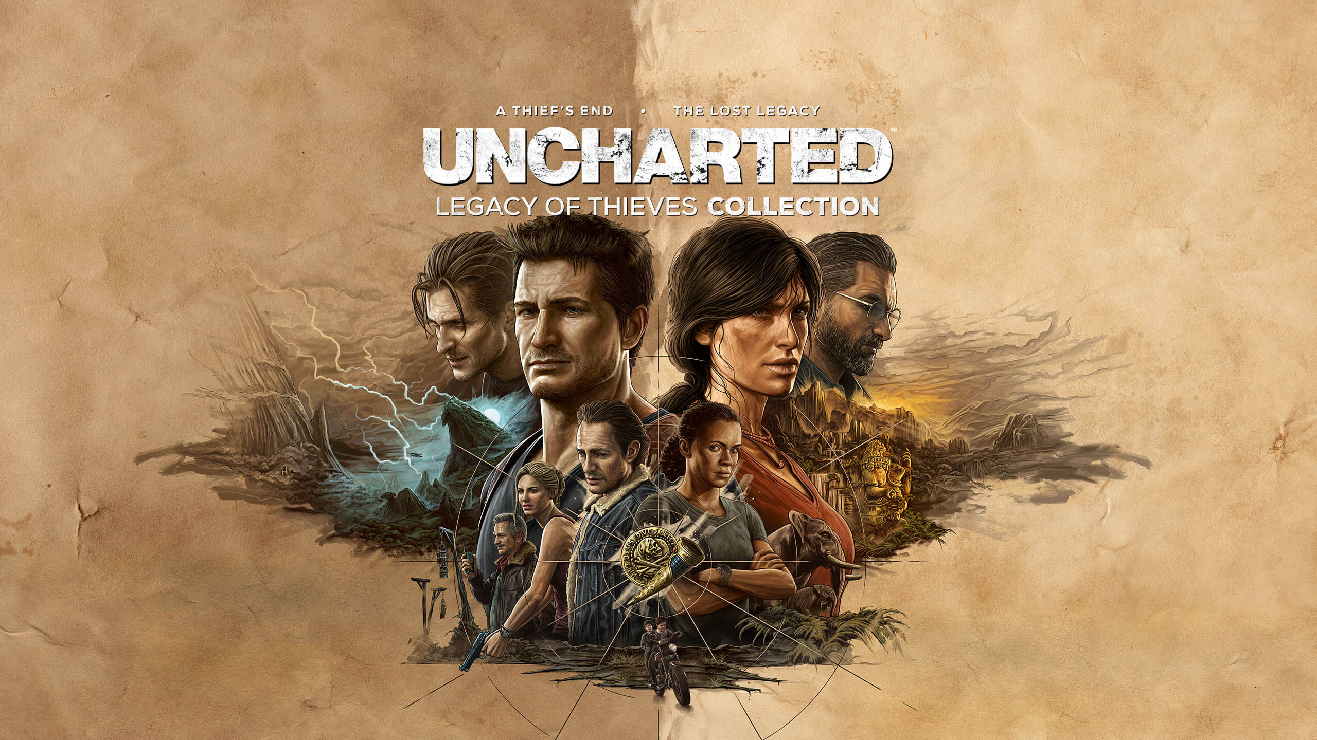 Uncharted Legacy of Thieves collection chapters, all missions listed