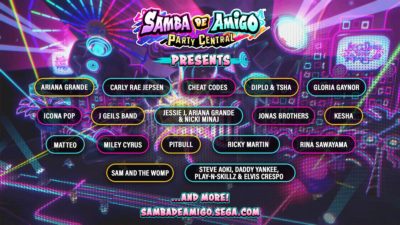 SEGA reveals Samba de Amigo: Party Central music