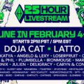 Doja Cat and Latto living it up live on Tuesday with The Sims