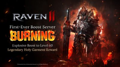 RAVEN2 OPENS THE GAME’S FIRST-EVER BOOST SERVER WITH MASSIVE GROWTH REWARDS